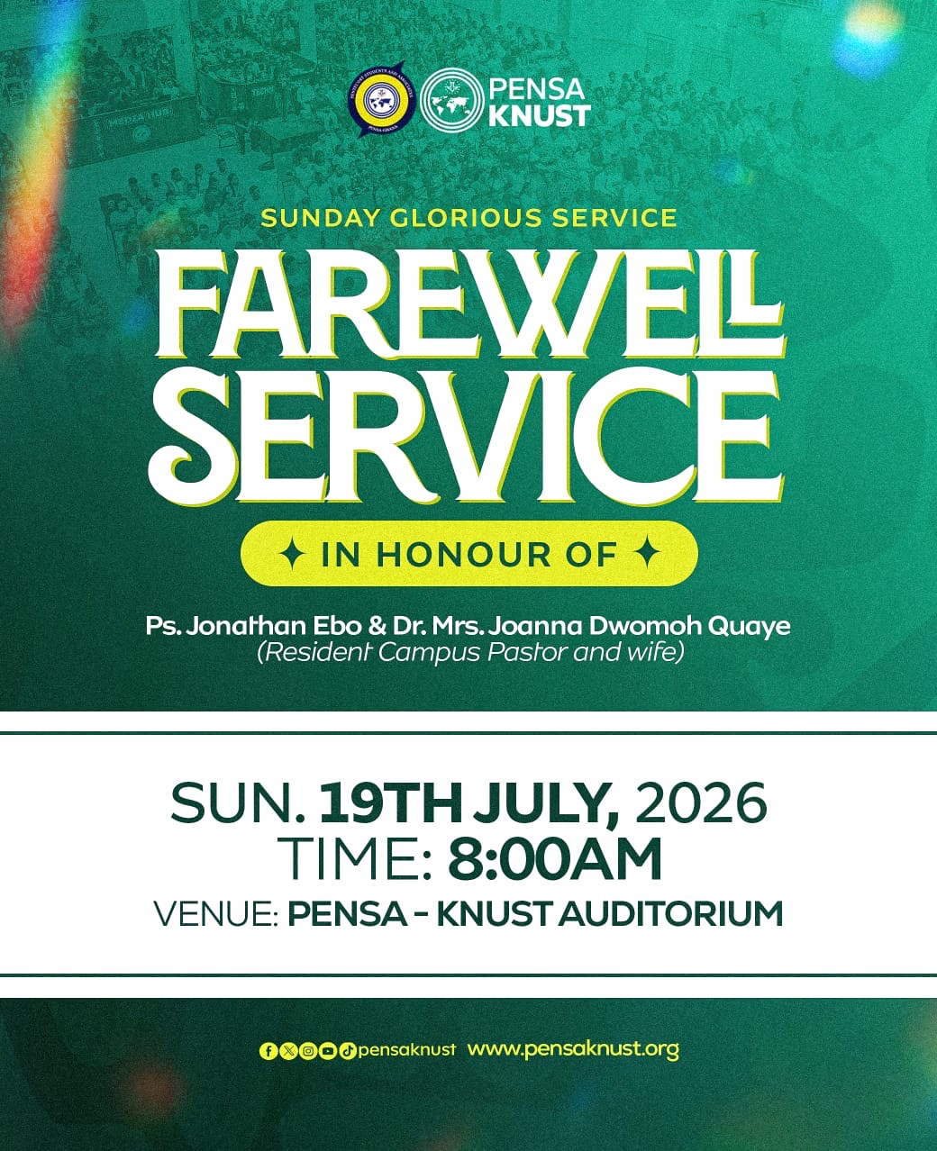 Farewell Service