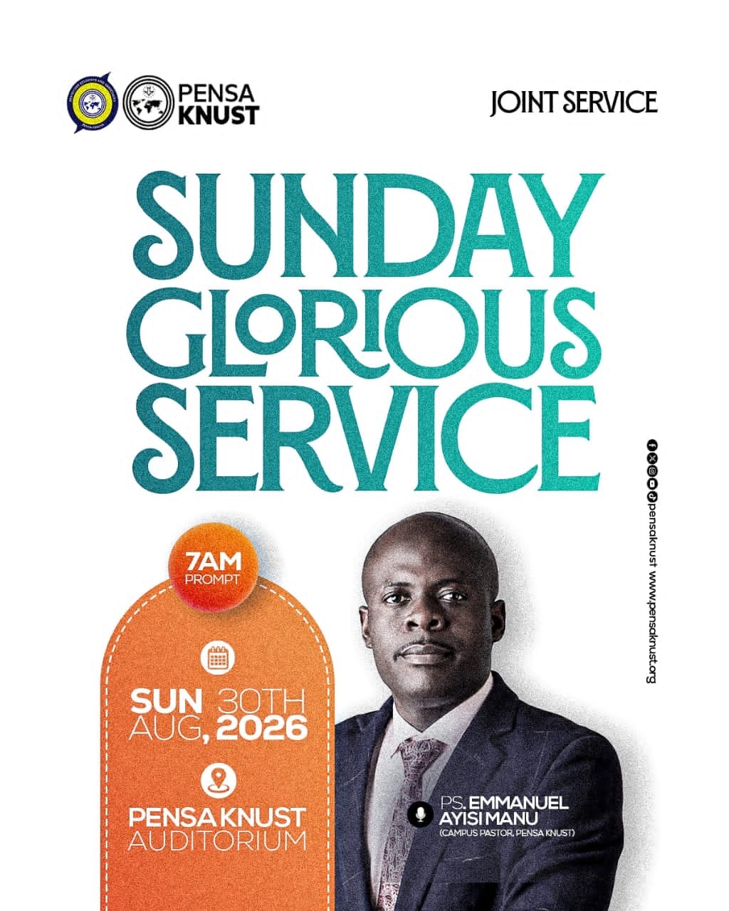 First Service with Pastor Emmanuel Ayisi